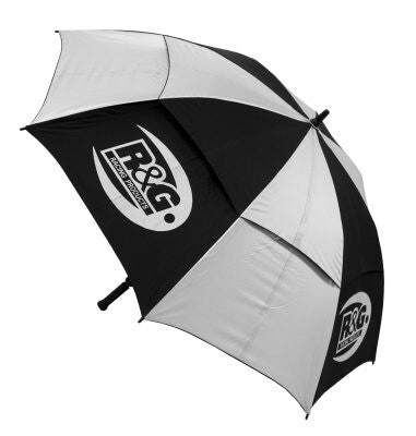 R&G Racing Umbrella Black/Silver w/Logo