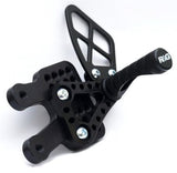 R&G Racing Adjustable Rearsets Black for Suzuki GSX-R600/GSX-R750 11-18