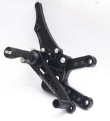 R&G Racing Adjustable Rearsets Black for Yamaha YZF-R1 09-14