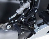 R&G Racing Adjustable Rearsets Black for Yamaha YZF-R6 06-16