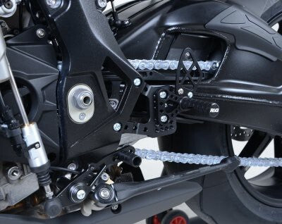 R&G Racing Adjustable Rearsets Black for BMW S1000RR 15-18