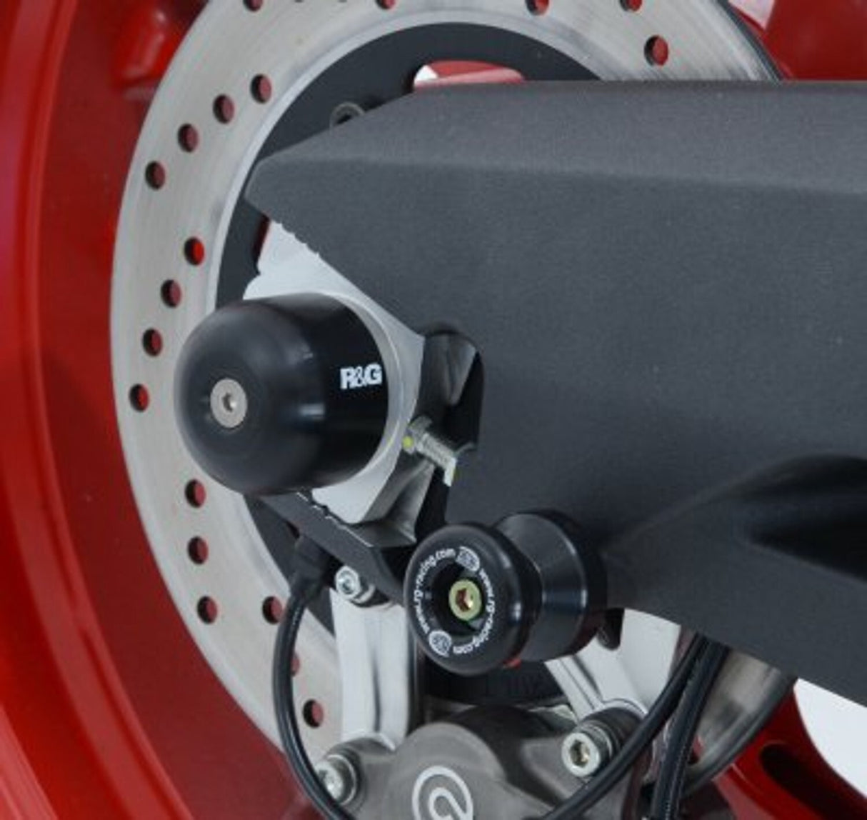 R&G Racing Swingarm Protectors Black for Ducati 899 Panigale 13-14/Multistrada 950 17-Up