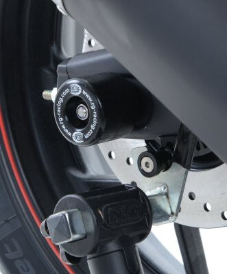 R&G Racing Swingarm Protectors Black for Yamaha MT-03 2020/MT-25 15-20/YZF-R25 14-20/YZF-R3 15-20