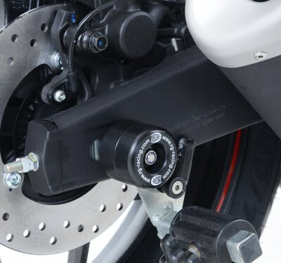 R&G Racing Swingarm Protectors Black for Yamaha MT-03 2020/MT-25 15-20/YZF-R25 14-20/YZF-R3 15-20