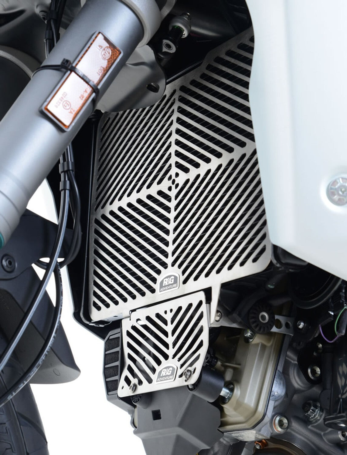 R&G Racing Radiator Guard Stainless Steel for Ducati Multistrada 1200/S 15-/Multistrada 1260 18-Models