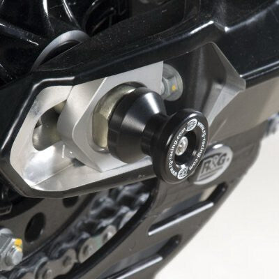 R&G Racing Spindle Sliders Black for Husqvarna NUDA 900R 2012