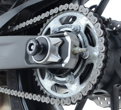 R&G Racing Spindle Sliders Black for Yamaha MT-07 (FZ-07) 14-20/MT-07 MOTO CAGE 15-17/XSR700 16-18