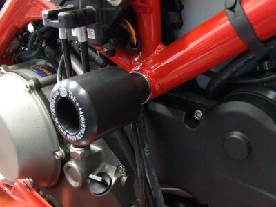 R&G Racing Under Body Frame Sliders Black for Ducati 1098S (All Years)/1198S 2009/848 08-14