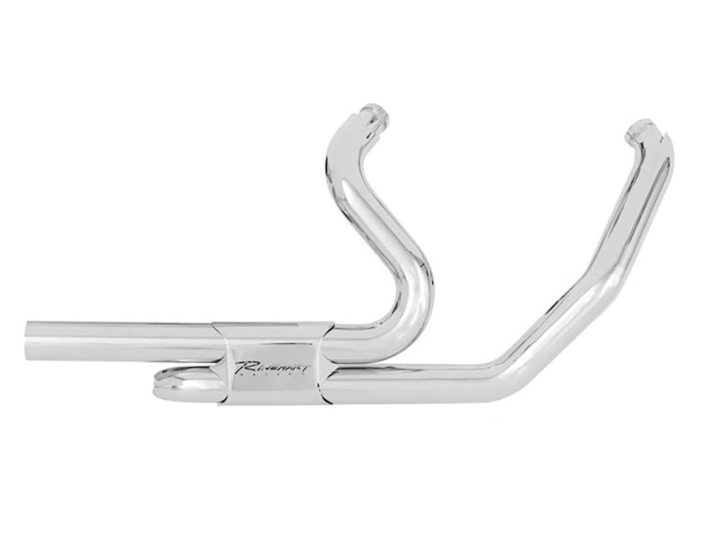 Rinehart Racing RIN-100-0450 Right Side Tuck & Under Headers Chrome for Touring 09-16