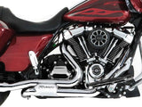 Rinehart Racing RIN-100-0452 Right Side Tuck & Under Headers Chrome for Touring 17-Up