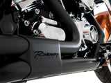 Rinehart Racing RIN-100-0453 Right Side Tuck & Under Headers Black for Touring 17-Up