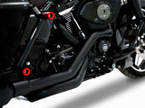 Rinehart Racing RIN-100-0653 True Dual Headers Black for Harley-Davidson Touring 17-Up