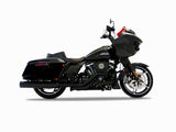 Rinehart Racing RIN-100-0653 True Dual Headers Black for Harley-Davidson Touring 17-Up