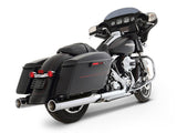 Rinehart Racing RIN-500-0102C 4" Slip-On Mufflers Chrome w/Chrome End Caps for Touring 95-16/Trike 17-20