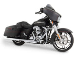 Rinehart Racing RIN-500-0102C 4" Slip-On Mufflers Chrome w/Chrome End Caps for Touring 95-16/Trike 17-20