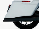 Rinehart Racing RIN-500-0186-SLASH 4.5" DBX45 Slip-On Mufflers Black w/Black Slash Cut End Caps for Harley-Davidson Touring 17-Up