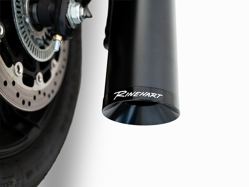 Rinehart Racing RIN-500-0507 4.5" DBX45 Slip-On Muffler Black w/Black End Cap for Indian Scout 25-Up Models