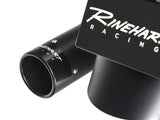 Rinehart Racing RIN-500-0566 4.5" DBX45 Slip-On Mufflers Black w/Black End Caps for Indian Big Twin 14-Up w/Hard Saddle Bags