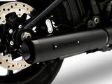 Rinehart Racing RIN-500-1251 HP40 4” Black Slip-On Muffler for Softail Street Bob / Low Rider S & ST / Heritage 2025-Up