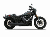 Rinehart Racing RIN-500-1251 HP40 4” Black Slip-On Muffler for Softail Street Bob / Low Rider S & ST / Heritage 2025-Up