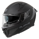 Rjays Dominator III Matte Black Helmet [XL][INTERNAL]