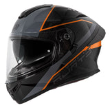 Rjays Apex IV Raker Black/Grey/Orange Helmet