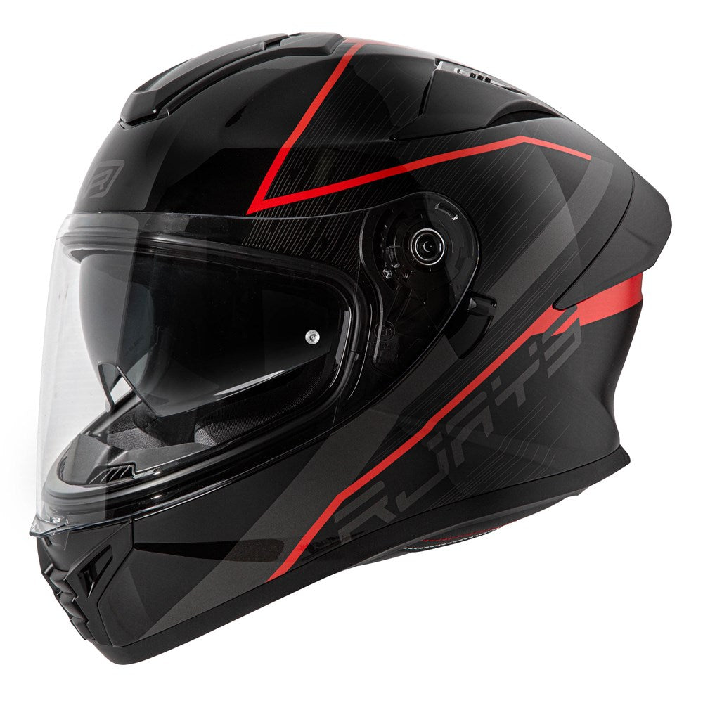 Rjays Apex IV Raker Black/Grey/Red Helmet