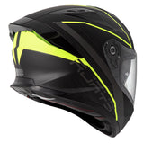 Rjays Apex IV Raker Matte Black/Grey/Yellow Helmet