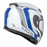 Rjays Grid Gloss White/Blue Helmet - EasyR