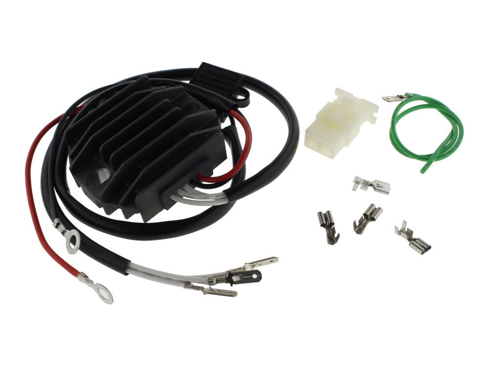 Rick's Motorsport Electrics RME-14-135H Regulator/Rectifier Black for Honda 160-500cc 64-77