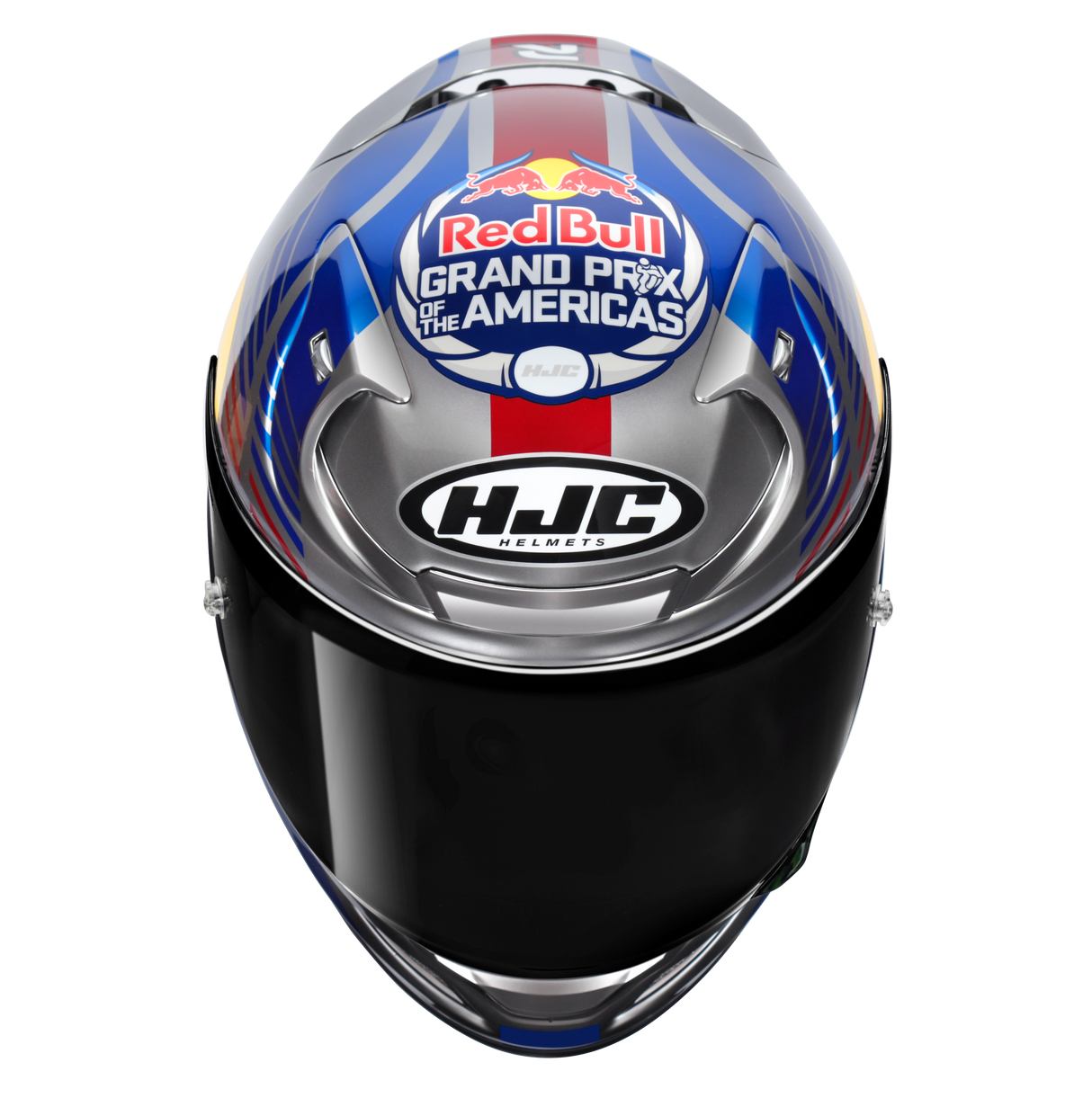 HJC RPHA 12 Red Bull Austin GP2 MC-21 Helmet