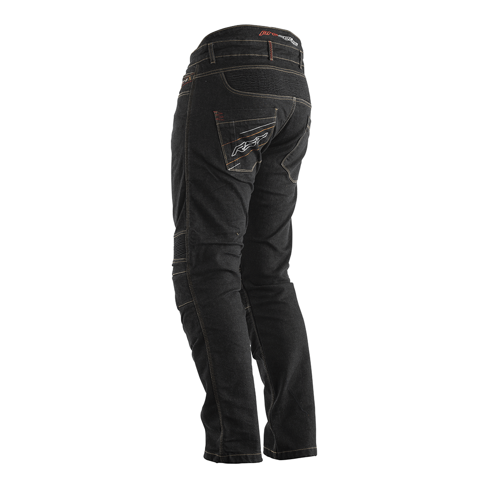 RST Tech Pro Black Textile Reinforced Jeans