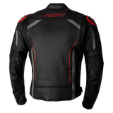 RST S-1 CE Black/Grey/Red Leather Jacket