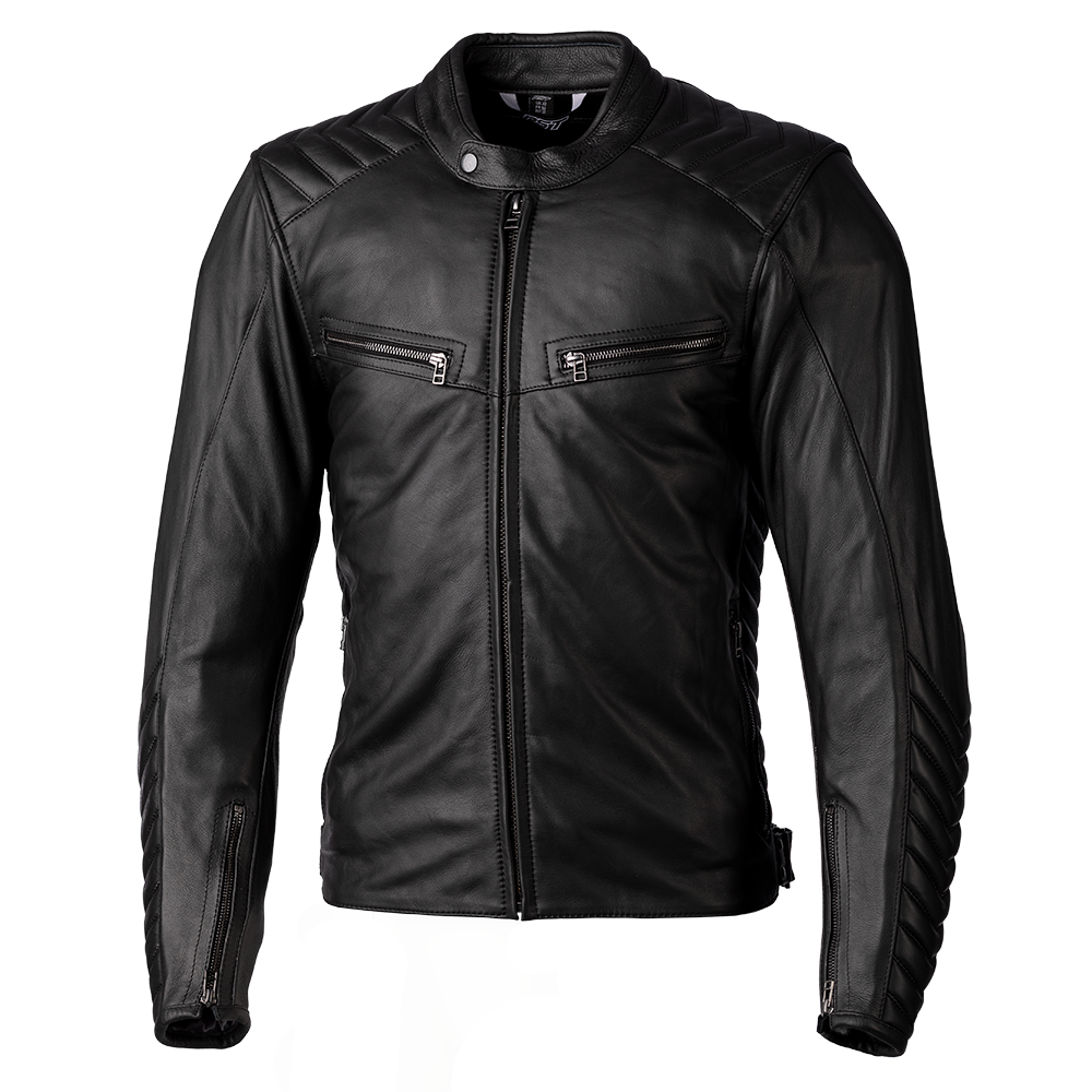 RST Roadstar III CE Black Leather Jacket