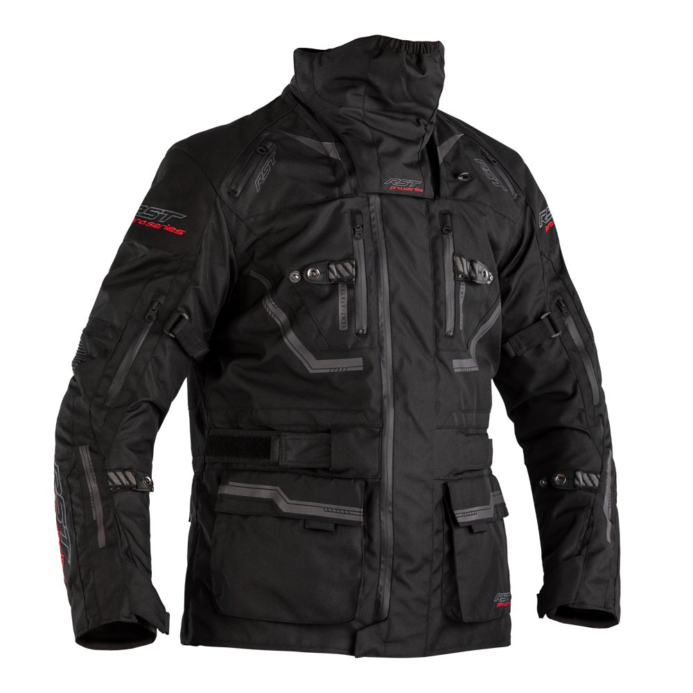 RST Paragon 6 Pro CE WP Black Textile Jacket