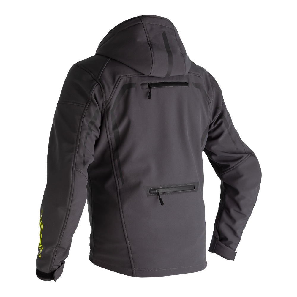 RST Frontline Grey/Neon Textile Hoodie Jacket