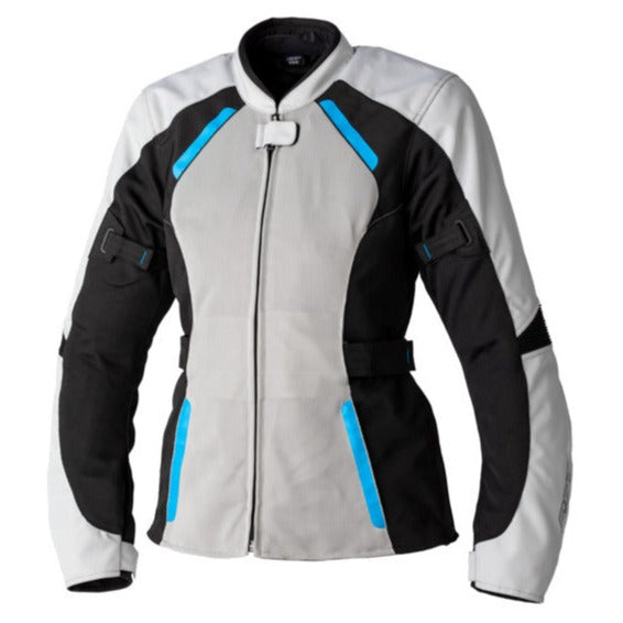 RST Ava Vented CE Silver/Black/Blue Textile Womens Jacket