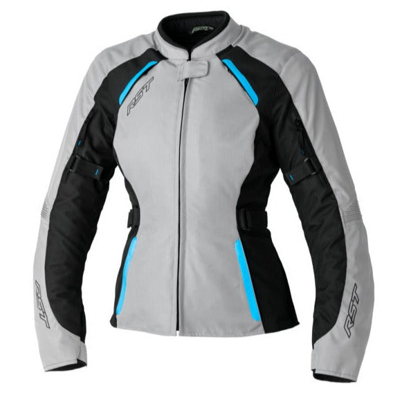 RST Ava CE WP Silver/Black/Blue Textile Womens Jacket