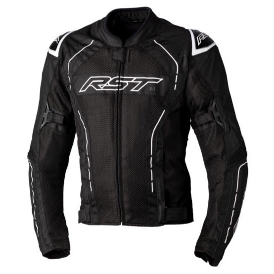 RST S-1 Vented Black/White Textile Jacket