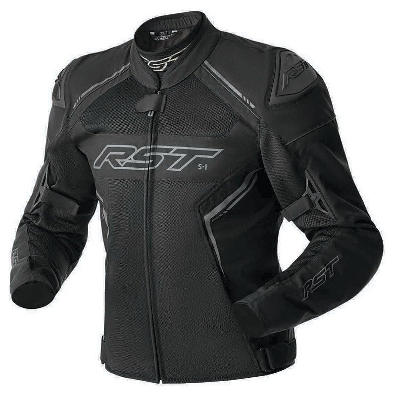 RST S-1 D3O CE Vented Black Textile Jacket