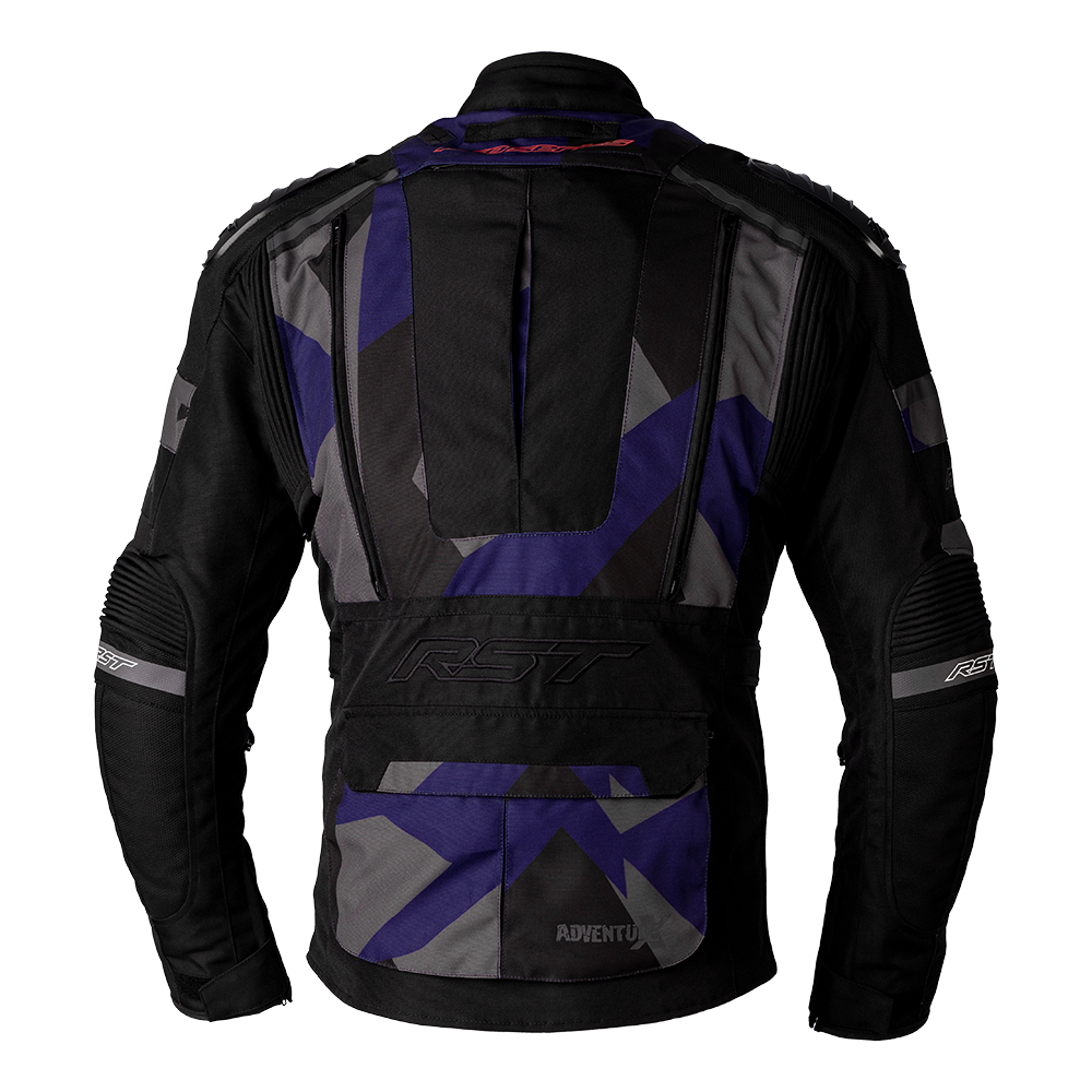 RST Adventure X Pro CE Navy Camo Textile Jacket