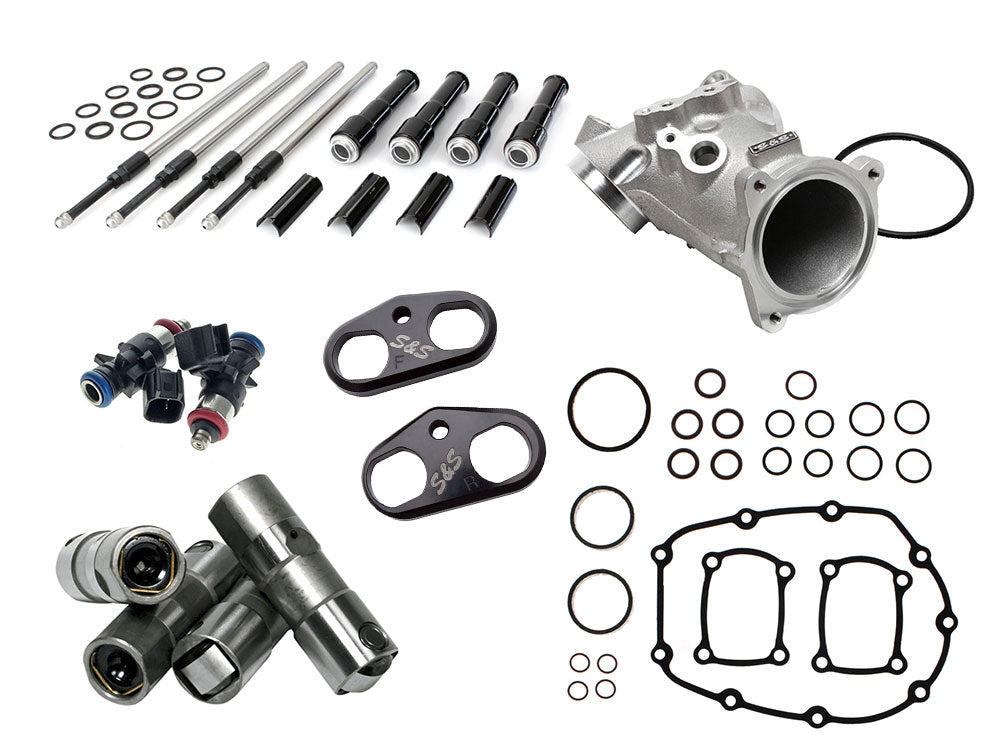 RSS RSS-CIK-PLUS-BLK Power Plus Cam Install Kit w/Black Pushrods for Harley-Davidson Softail 18-24/most Touring 17-23