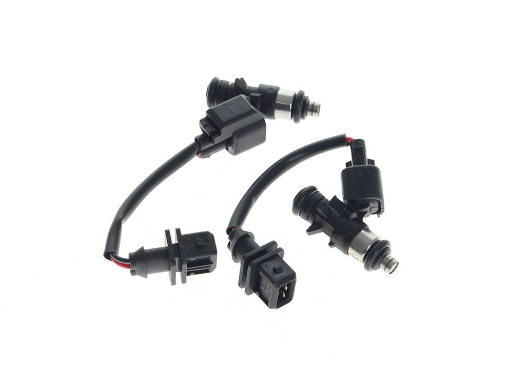 RSS RSS-HD3-380-2 5.38g/s Fuel Injector Set for Touring 02-05 & 08-16/Dyna 04-05/Softail 01-05 & 16-17/Sportster 07-17/V-Rod 02-17