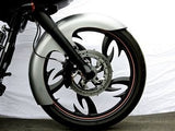 Russ Wernimont Designs RWD-50079 6" Wide Straight Cut LS-2 Front Fender for Touring 84-Up w/23" Wheel