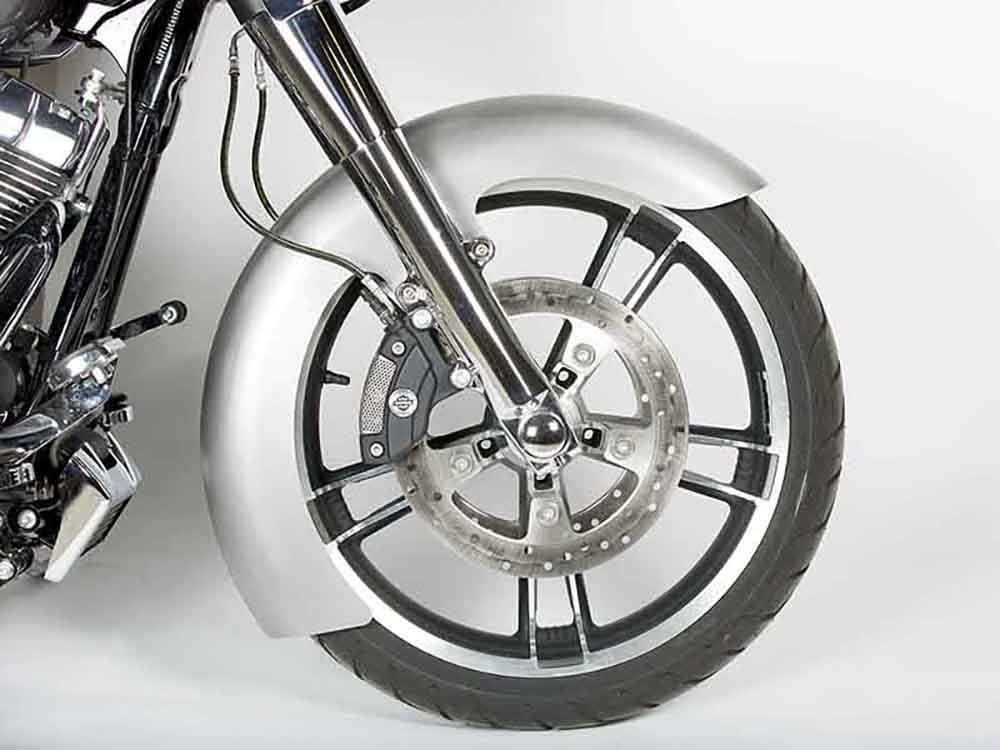 Russ Wernimont Designs RWD-50127 5-1/2" Wide Straight Cut LS-2 Front Fender for FL Softail 86-17 w/21" Front Wheel