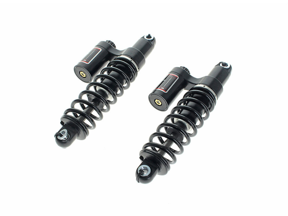 Russ Wernimont Designs RWD-52001-HD 13" RS-2 Heavy Duty Piggyback Rear Shock Absorbers Black for Touring 99-Up