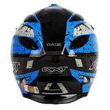 RXT A727 Sector Rage Gloss Black/Blue Helmet
