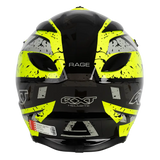 RXT A727 Sector Rage Gloss Black/Fluro Yellow Helmet