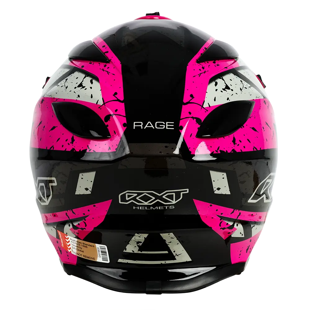 RXT A727 Sector Rage Gloss Black/Magenta Helmet