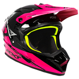 RXT Sector Wrath Gloss Black/Magenta Helmet